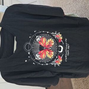 SHEIN Women's Black T-Shirt